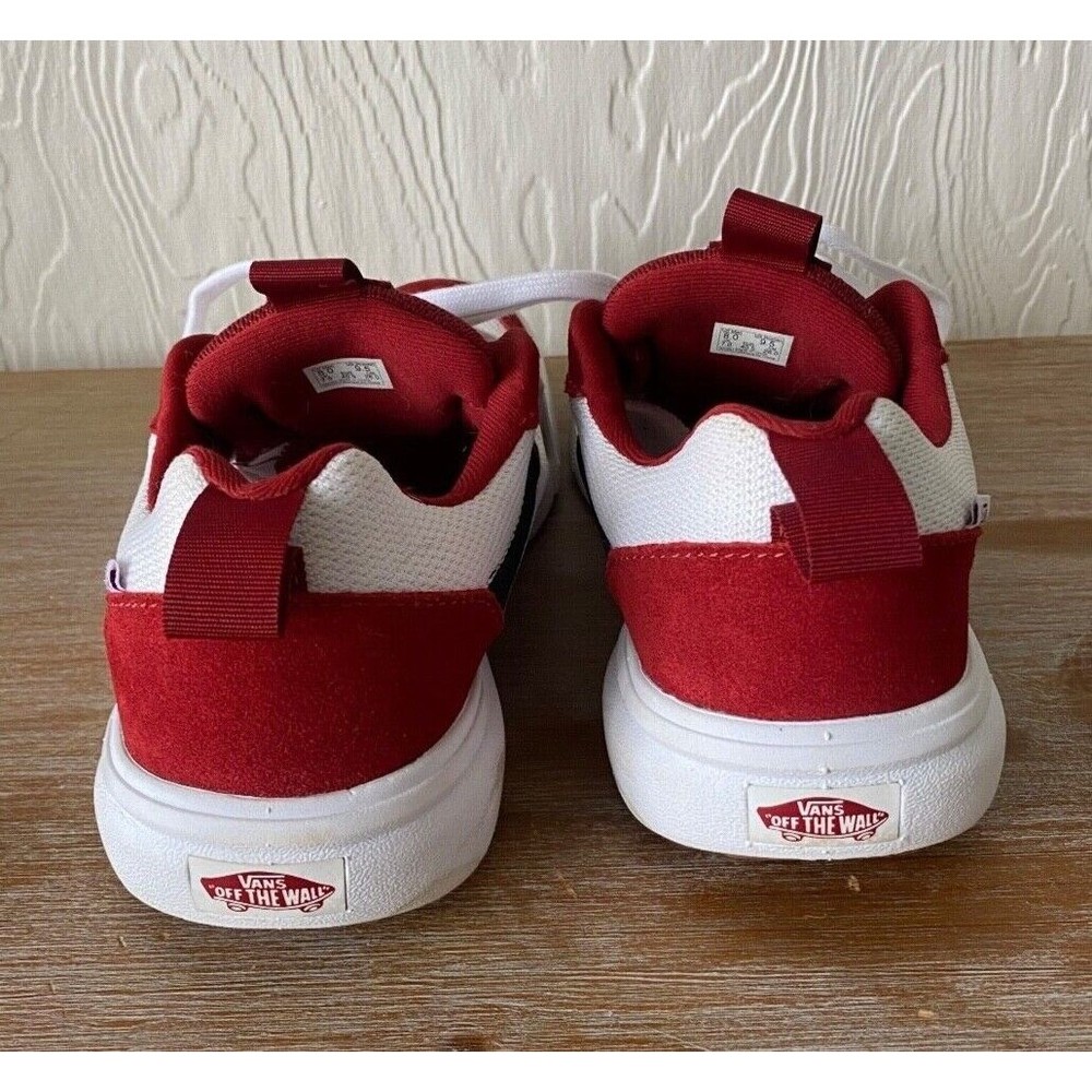 Vans Women's Red and White Sneakers - Picture 5 of 16